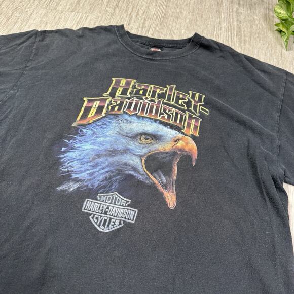 Harley Davidson Portland OR Paradise Old Town PDX Mens XL Short Sleeve Crewneck - Picture 7 of 8